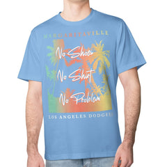 Los Angeles Dodgers Margaritaville No Shirt, No Shoes, No Problem T-Shirt Sale