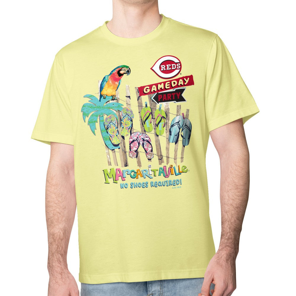 Cincinnati Reds Margaritaville Gameday Party T-Shirt Sale