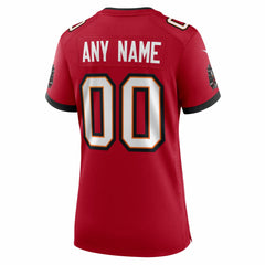 Tampa Bay Buccaneers Women's 50th Season Custom Game Jersey - Red - Nike