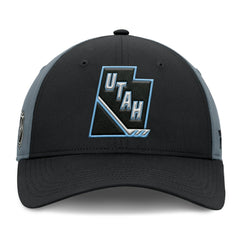 Utah Mammoth Fanatics Utah Badge Adjustable Hat - Black/Charcoal | Fanatics discount