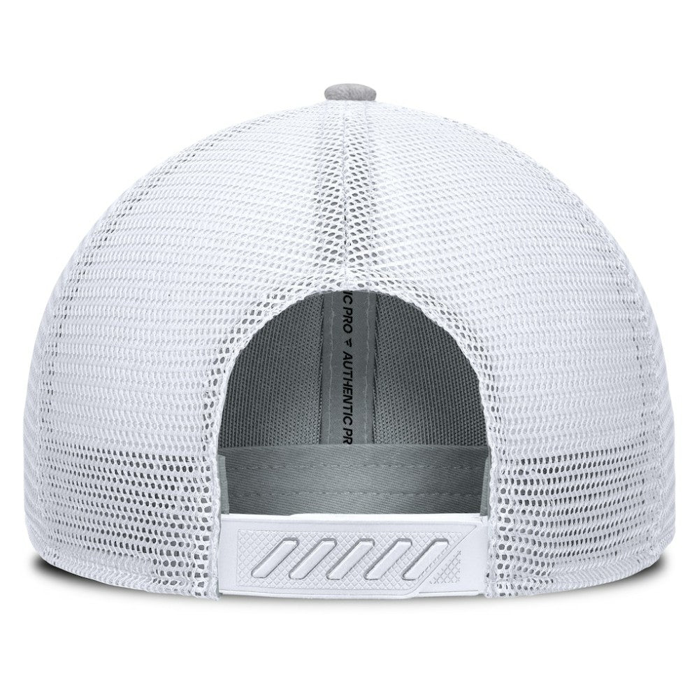 Utah Mammoth Fanatics Utah Badge Trucker Adjustable Hat - Gray/White | Fanatics Clearance