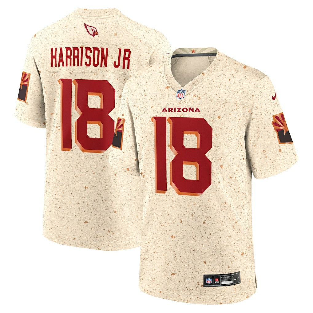 Marvin Harrison Jr. Arizona Cardinals 2025 Rivalries Collection Game Jersey - Natural - Nike