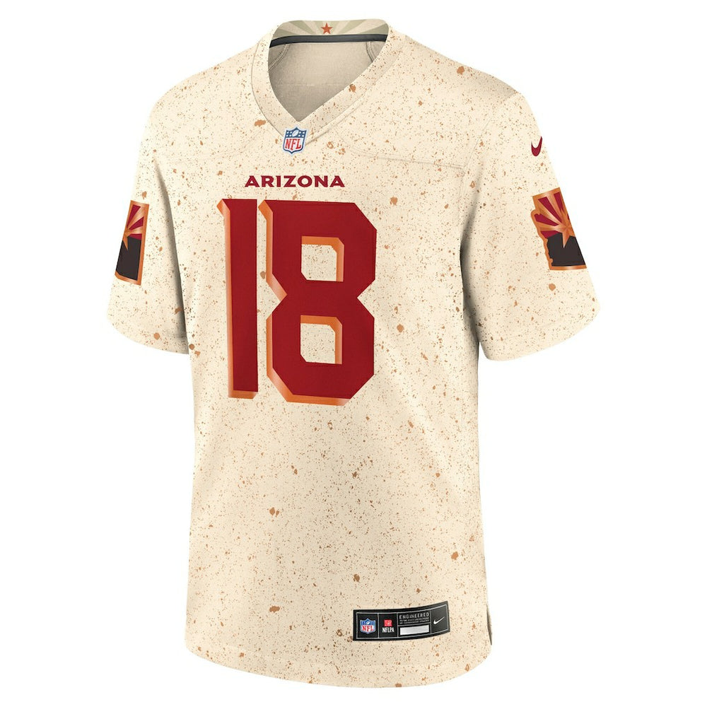 Marvin Harrison Jr. Arizona Cardinals 2025 Rivalries Collection Game Jersey - Natural - Nike