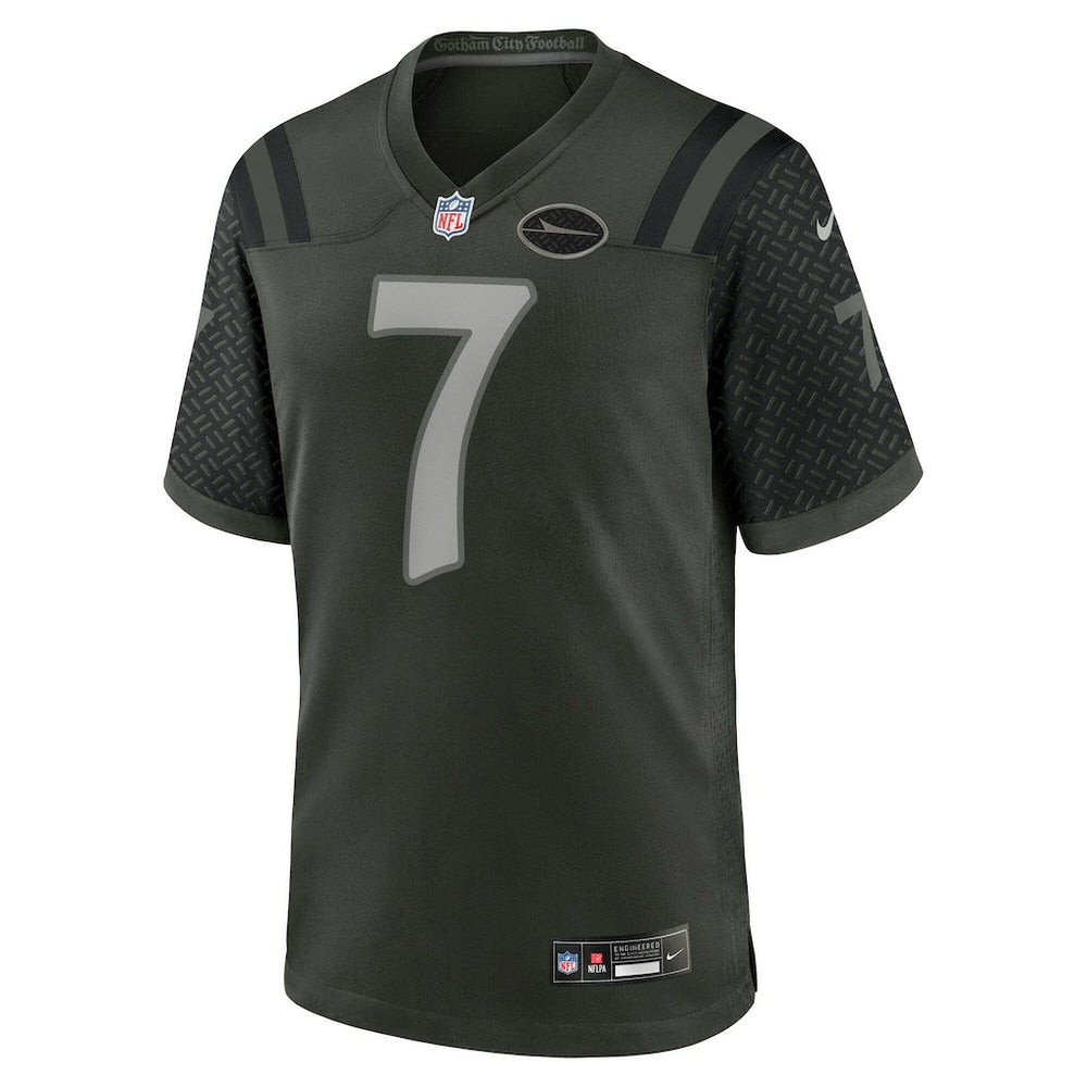 Justin Fields New York Jets 2025 Rivalries Collection Game Jersey - Gotham Green - Nike