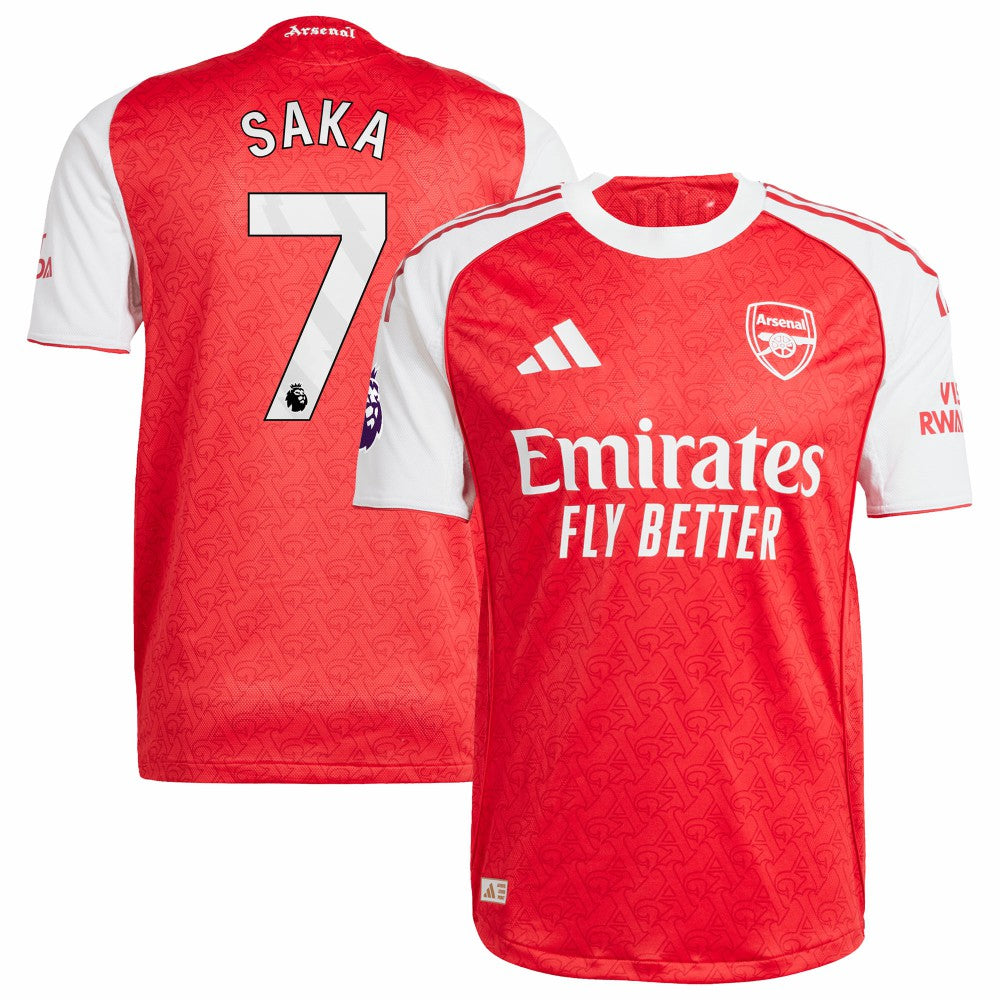Adidas - Bukayo Saka Arsenal 2025/26 Home Player Jersey - Red