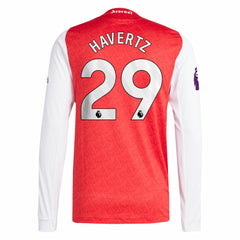 Adidas - Kai Havertz Arsenal 2025/26 Home Long Sleeve Player Jersey - Red