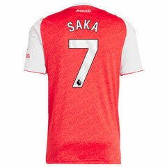 Adidas - Bukayo Saka Arsenal 2025/26 Home Replica Player Jersey - Red