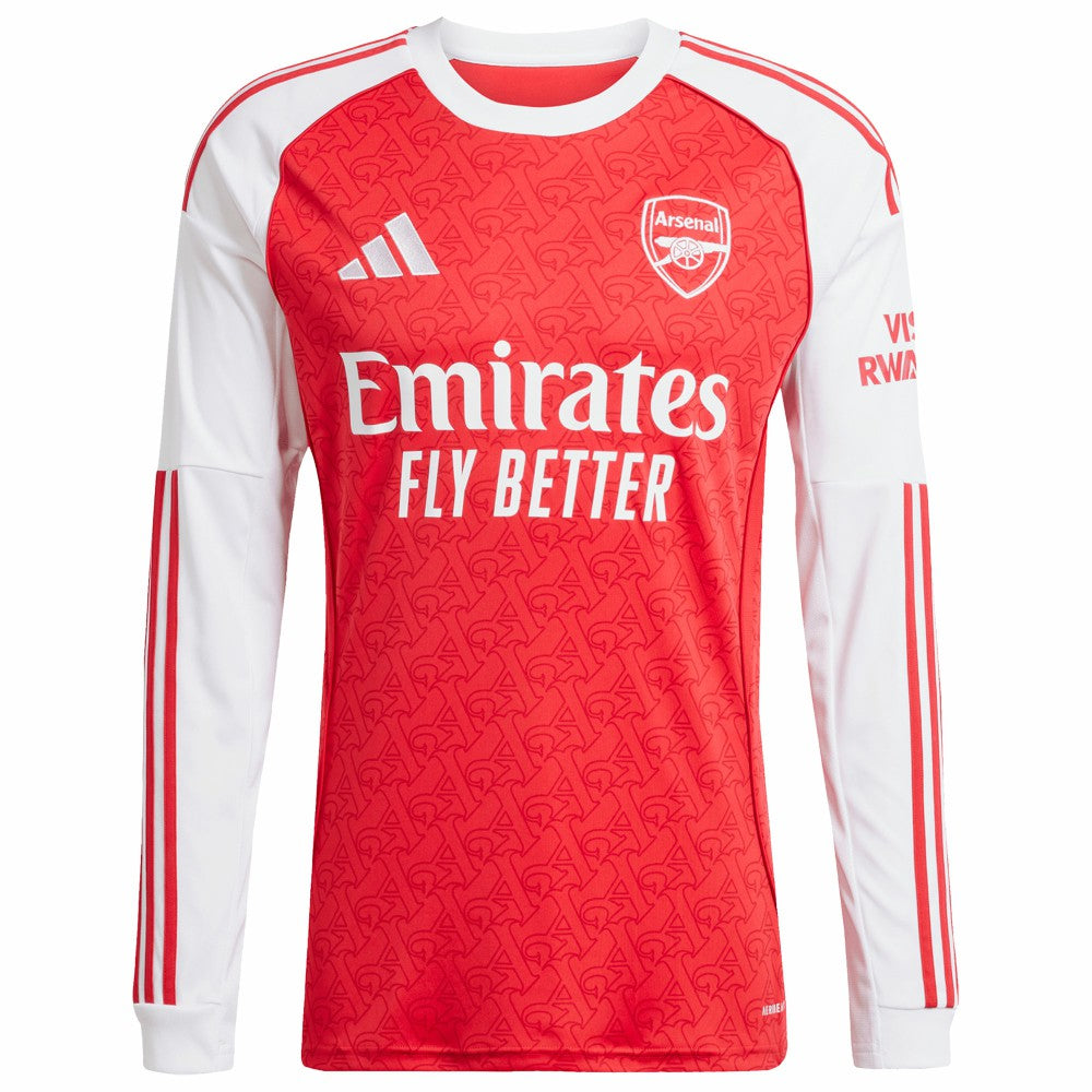 Adidas - Kai Havertz Arsenal 2025/26 Home Replica Long Sleeve Player Jersey - Red