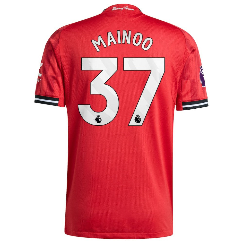 Adidas - Kobbie Mainoo Manchester United Home 2025/26 Player Jersey - Red