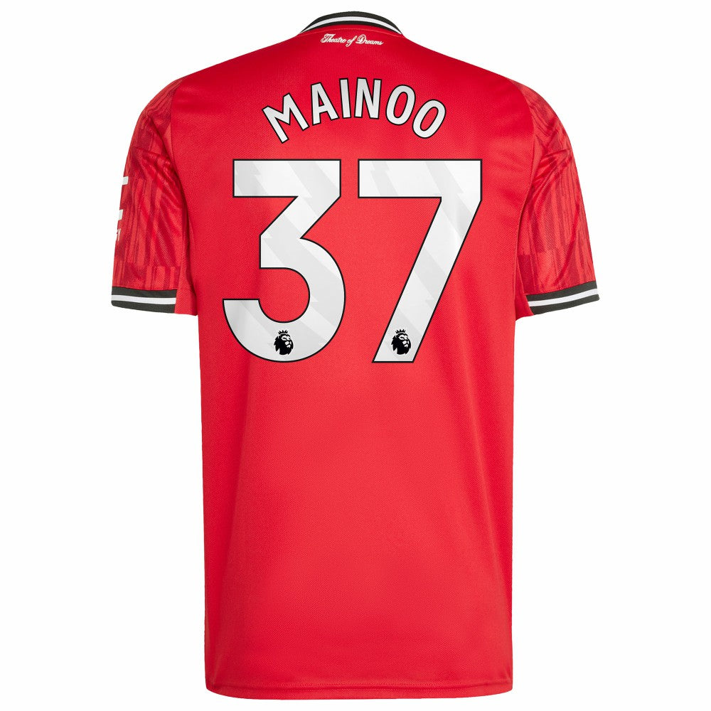 Adidas - Kobbie Mainoo Manchester United Home 2025/26 Replica Player Jersey - Red