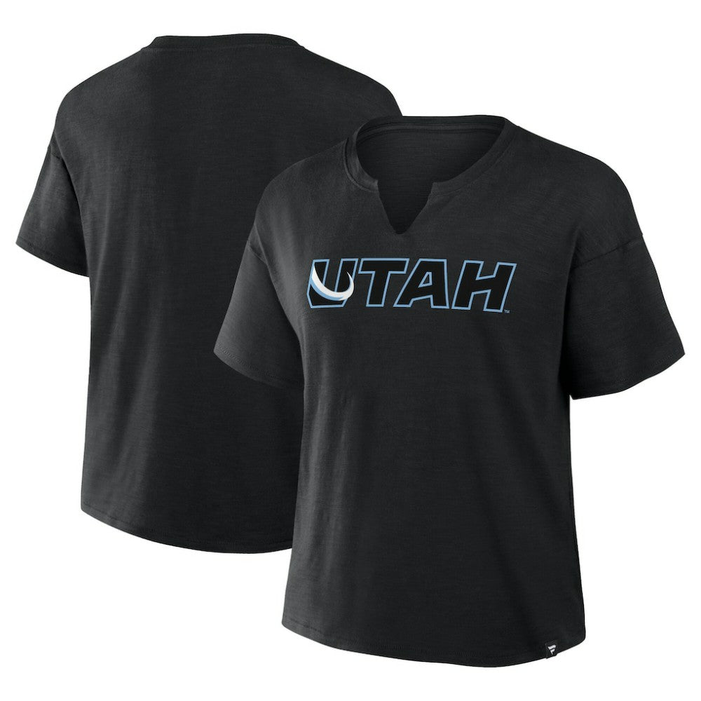 Utah Mammoth Fanatics Women's Combo Stadium Slub Boxy T-Shirt - Black | Fanatics sale
