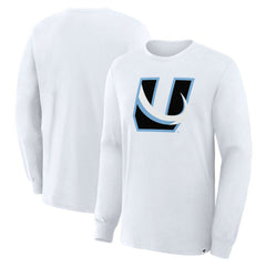 Utah Mammoth Fanatics Alternate Logo Legacy Long Sleeve T-Shirt - White | Fanatics Clearance