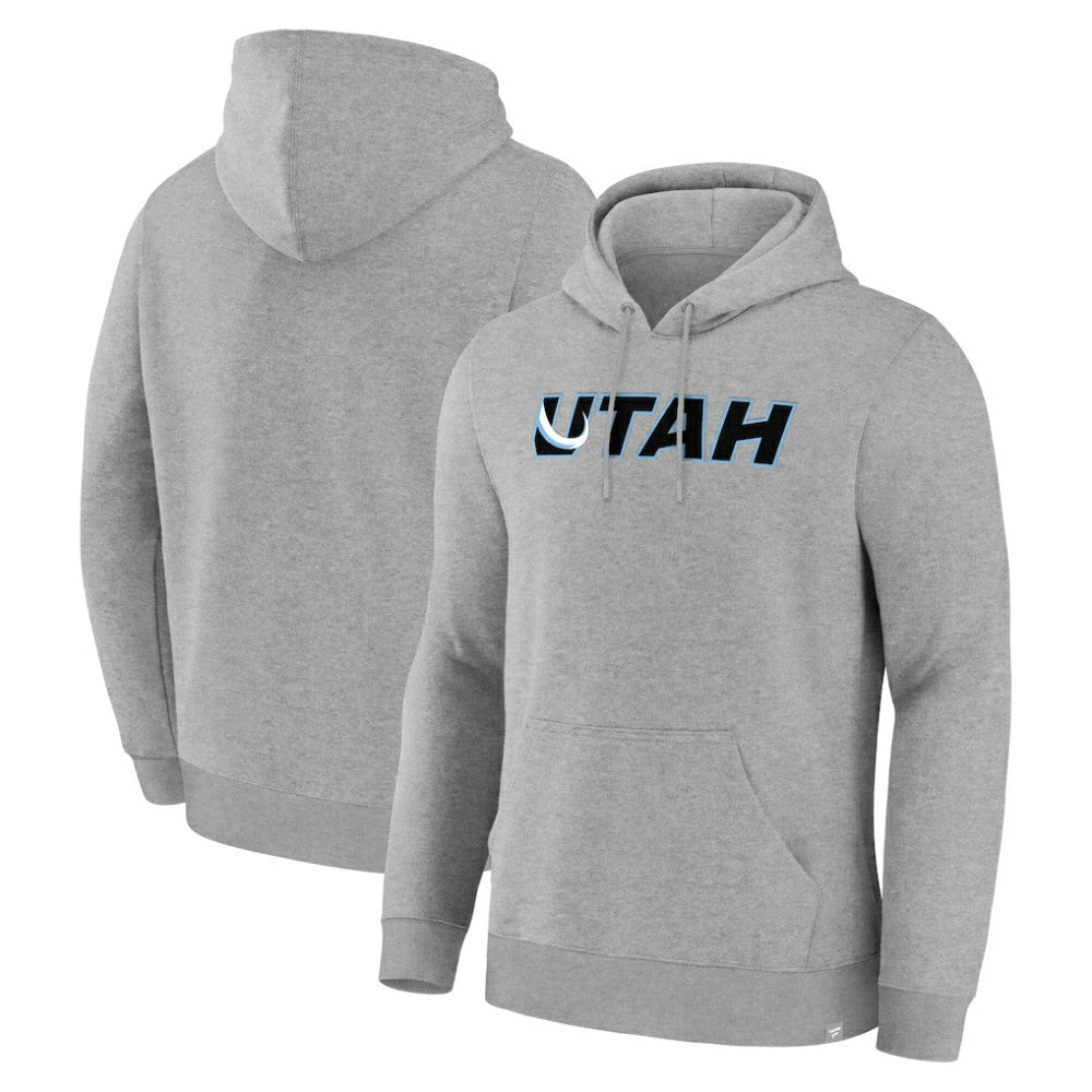 Utah Mammoth Fanatics Home Fleece Hoodie - Heather Gray | Fanatics discount