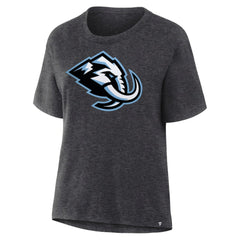 Utah Mammoth Fanatics Women's Primary Logo Legacy T-Shirt - Heather Charcoal | Fanatics Clearance