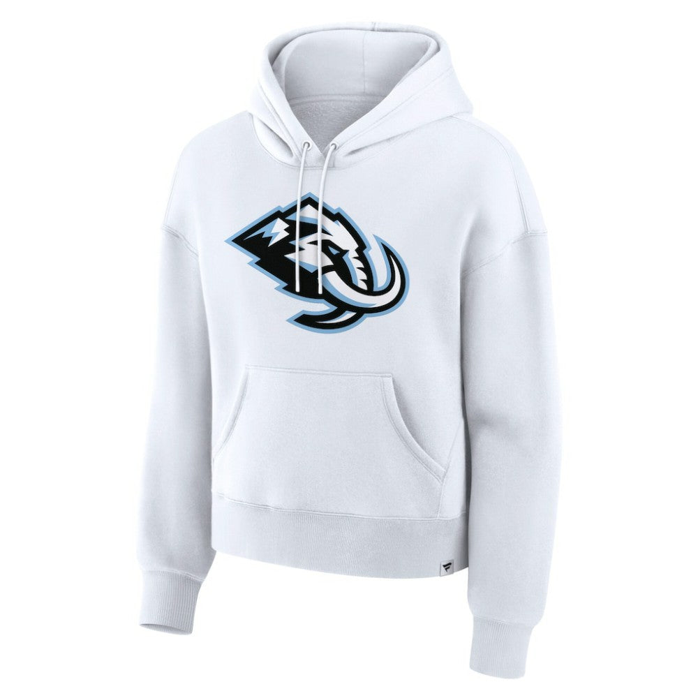 Utah Mammoth Fanatics Women's Essential Hoodie - White | Fanatics discount
