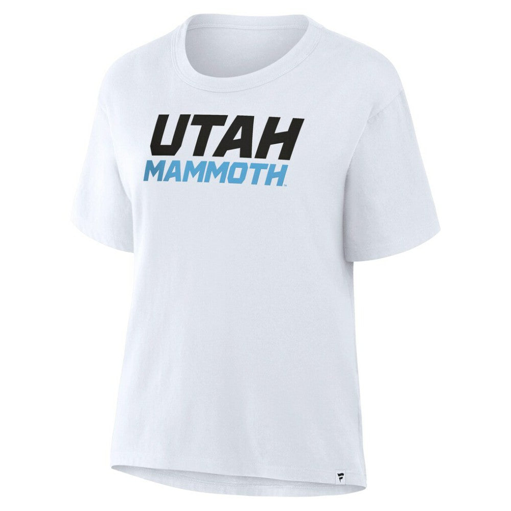 Utah Mammoth Fanatics Women's Wordmark Legacy T-Shirt - White | Fanatics online