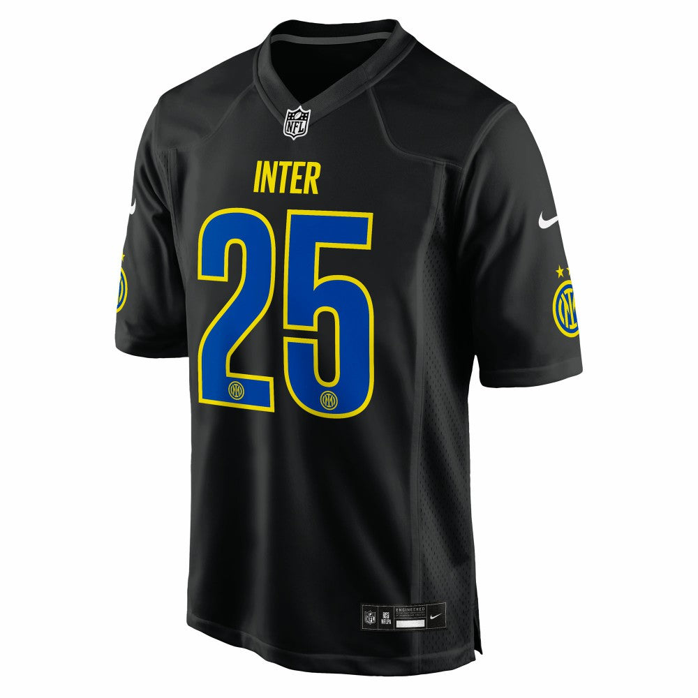 Nike - Inter Milan 2025 Soccer x NFL Game Jersey - Black