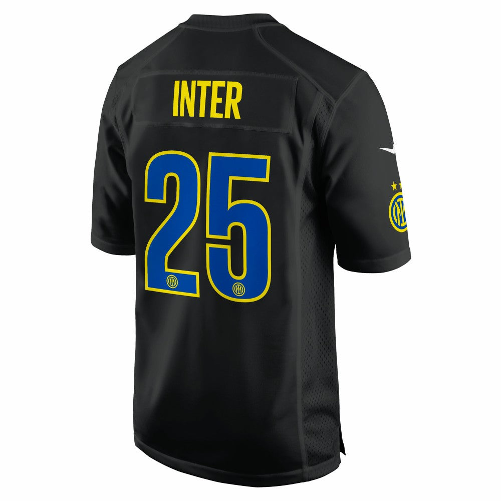 Nike - Inter Milan 2025 Soccer x NFL Game Jersey - Black