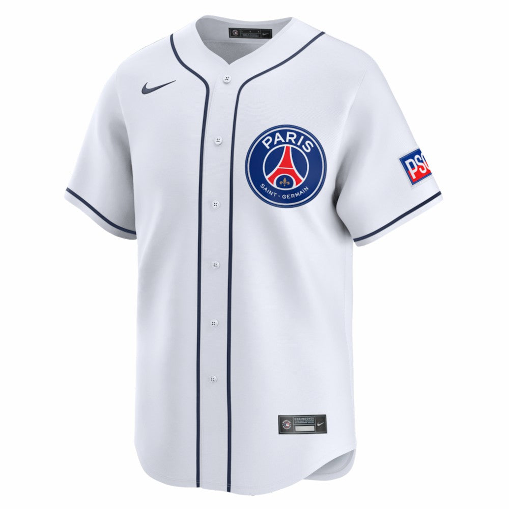 Nike - Paris Saint-Germain 2025 Soccer x MLB Limited Jersey - White