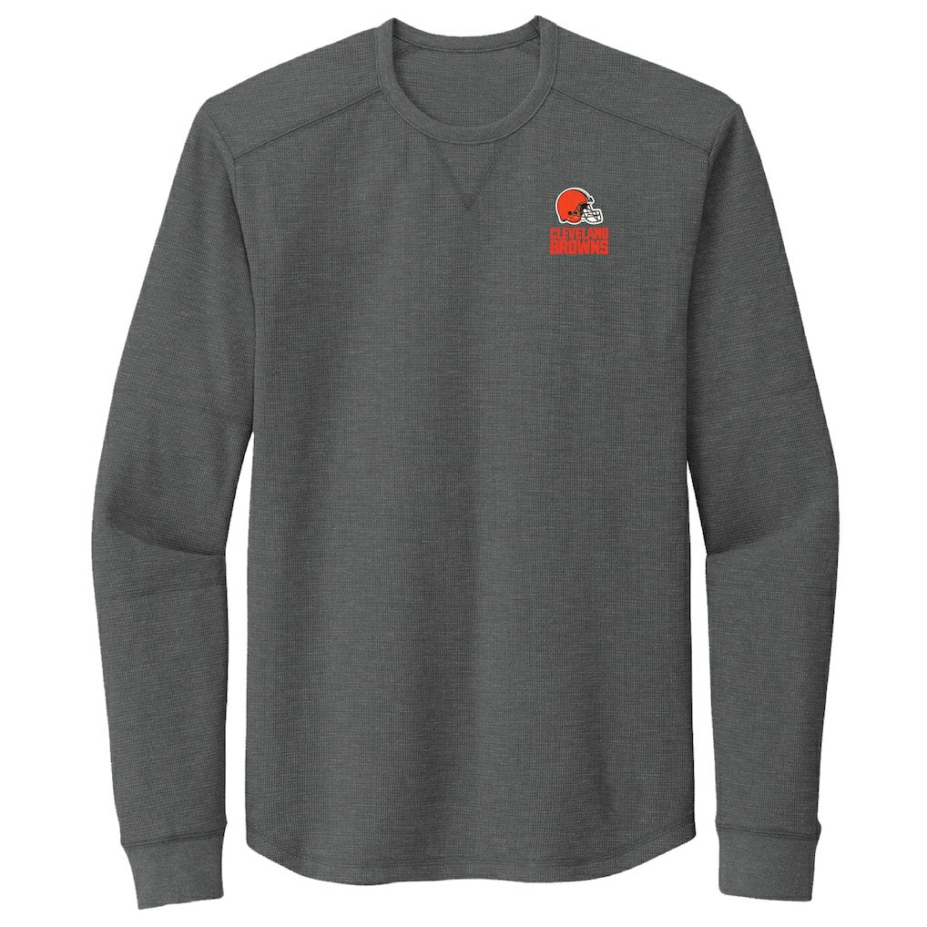 Cleveland Browns Dunbrooke Cavalier Waffle Long Sleeve T-Shirt - Charcoal - NFL