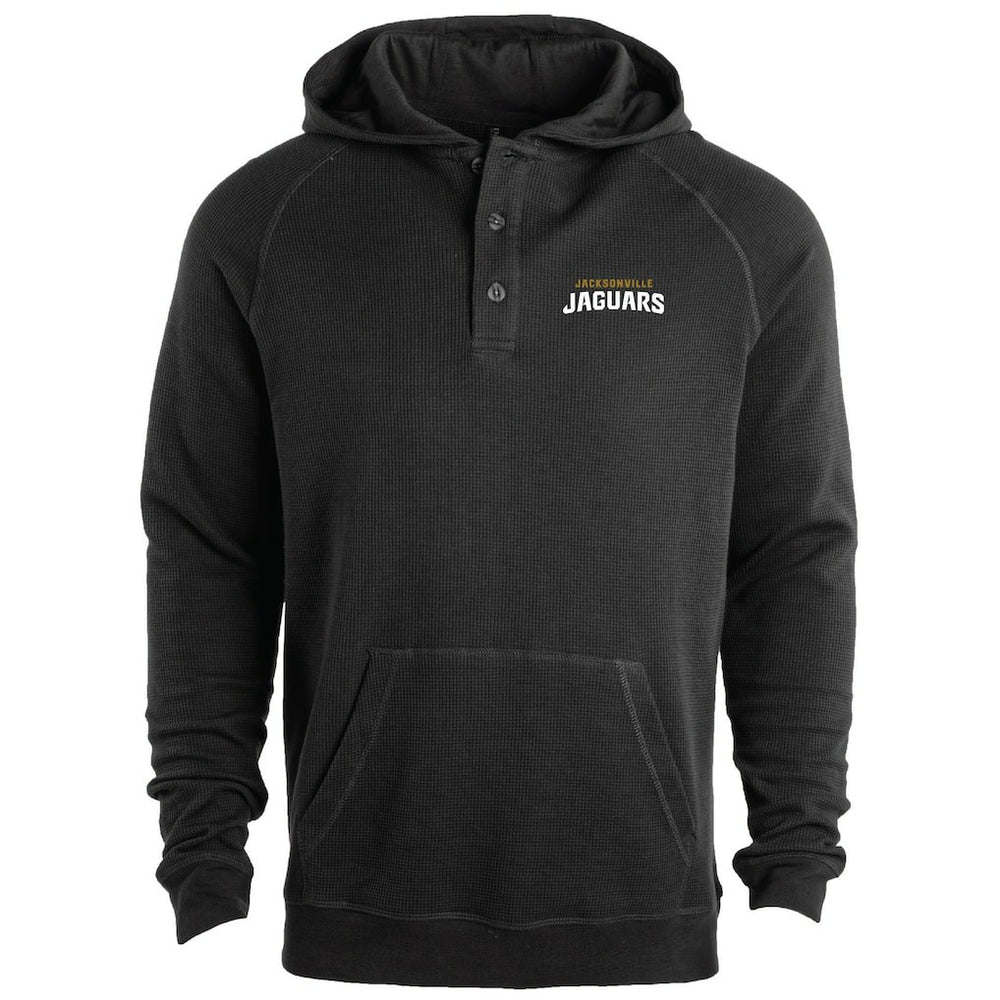 Jacksonville Jaguars Dunbrooke Montana Raglan Thermal Hoodie - Black - NFL