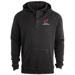 Arizona Cardinals Dunbrooke Montana Raglan Thermal Hoodie - Black - NFL