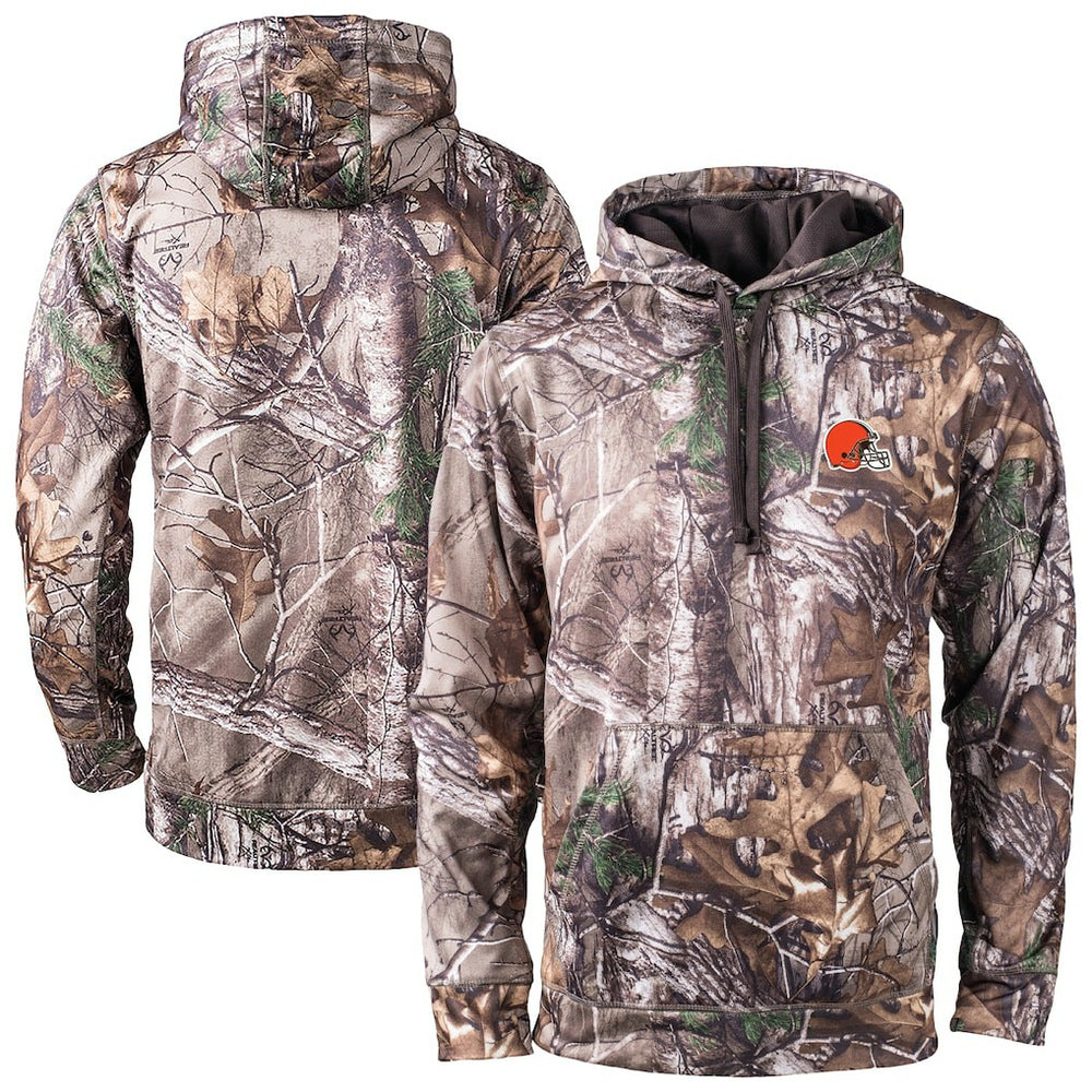 Cleveland Browns Dunbrooke Champion Tech Fleece Hoodie - Camo - NFL