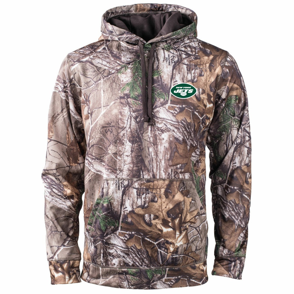 New York Jets Dunbrooke Champion Tech Fleece Hoodie - Camo - NFL