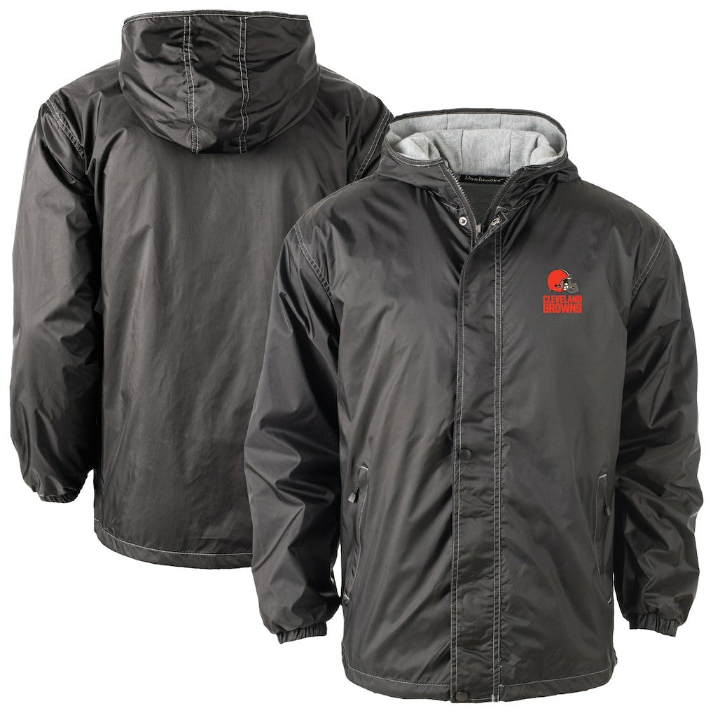 Cleveland Browns Dunbrooke Logo Legacy Stadium Full-Zip Hooded Jacket - Black - NFL