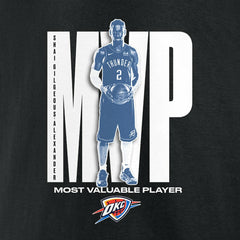 Shai Gilgeous-Alexander Oklahoma City Thunder 2025 NBA MVP T-Shirt Black