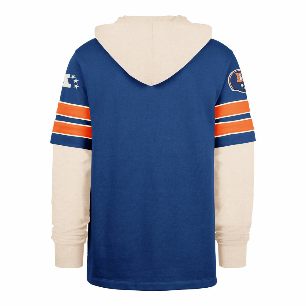 Denver Broncos '47 Big & Tall Split Zone Cornerback Hoodie - Royal - 47 brand