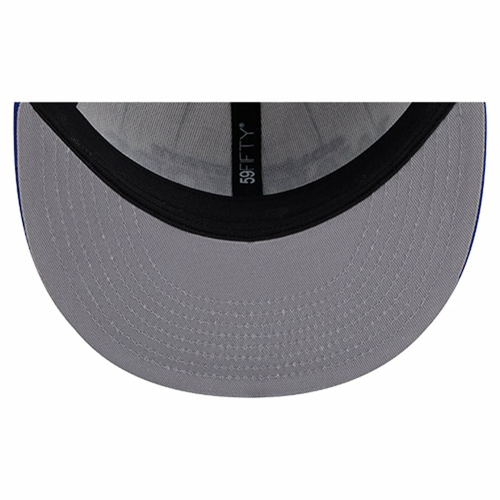 New Era Golden State Warriors Wordmark Pinstripe 59FIFTY Fitted Hat White