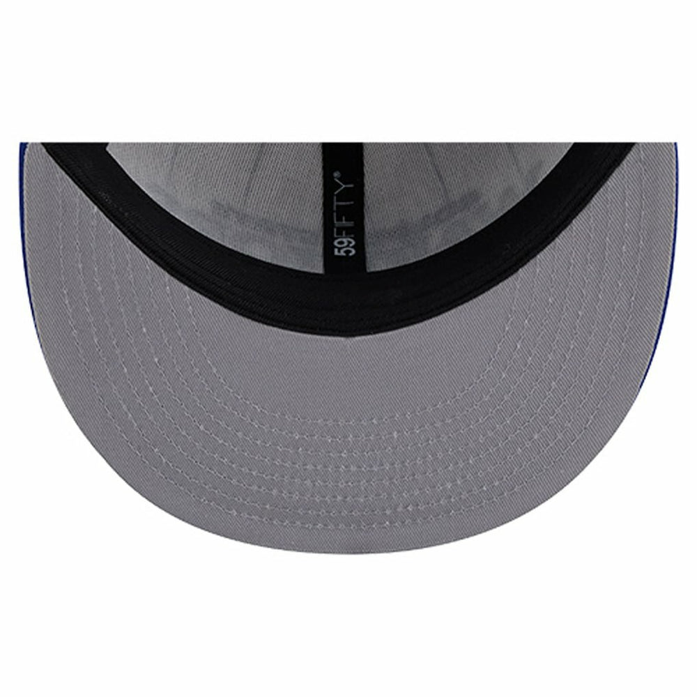 New Era Golden State Warriors Wordmark Pinstripe 59FIFTY Fitted Hat White