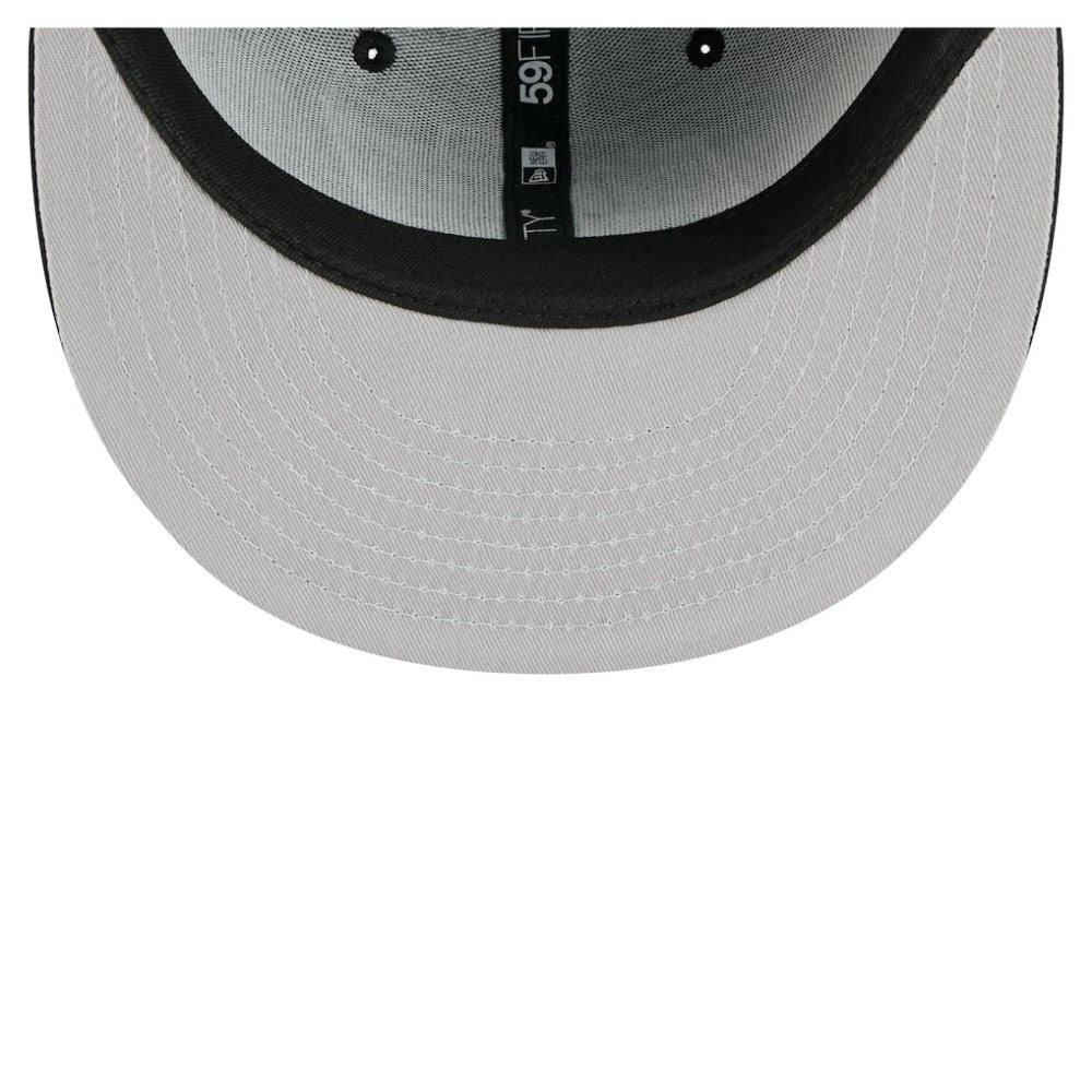Los Angeles Kings New Era Faded Lines 59FIFTY Fitted Hat - Black | New Era Clearance
