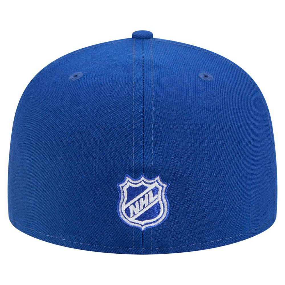 New York Rangers New Era Faded Lines 59FIFTY Fitted Hat - Blue | New Era Lifestyle