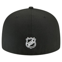 Chicago Blackhawks New Era Faded Lines 59FIFTY Fitted Hat - Black | New Era Lifestyle