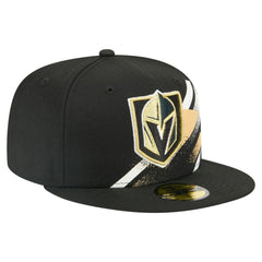 Vegas Golden Knights New Era Faded Lines 59FIFTY Fitted Hat - Black | New Era online
