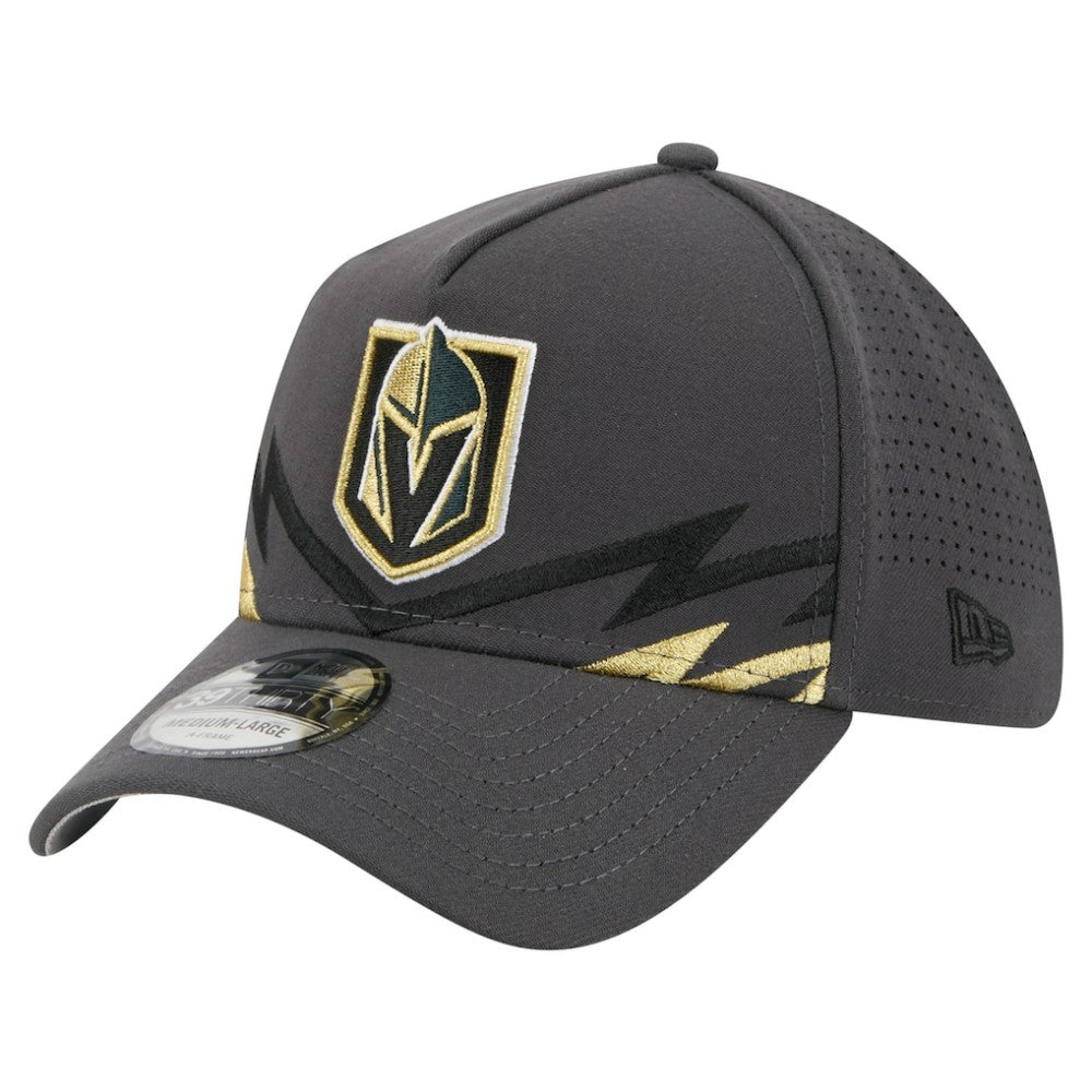 Vegas Golden Knights New Era Zig Zag 39THIRTY A-Frame Perforated Flex Hat - Gray | New Era discount