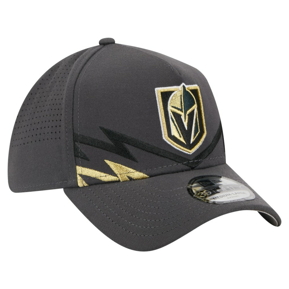 Vegas Golden Knights New Era Zig Zag 39THIRTY A-Frame Perforated Flex Hat - Gray | New Era discount