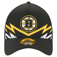 Boston Bruins New Era 39THIRTY A-Frame Perforated Flex Hat - Black | New Era sale