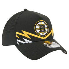 Boston Bruins New Era 39THIRTY A-Frame Perforated Flex Hat - Black | New Era sale