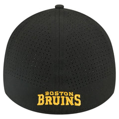Boston Bruins New Era 39THIRTY A-Frame Perforated Flex Hat - Black | New Era sale