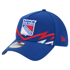 New York Rangers New Era 39THIRTY A-Frame Perforated Flex Hat - Blue | New Era on sale