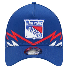New York Rangers New Era 39THIRTY A-Frame Perforated Flex Hat - Blue | New Era on sale