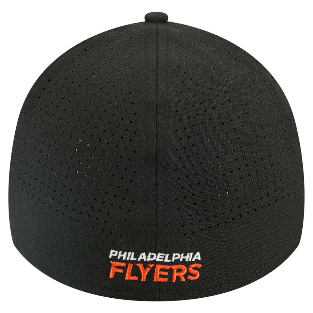 Philadelphia Flyers New Era 39THIRTY A-Frame Perforated Flex Hat - Black | New Era discount