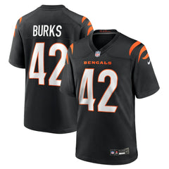 Oren Burks Cincinnati Bengals Team Game Jersey - Black - Nike