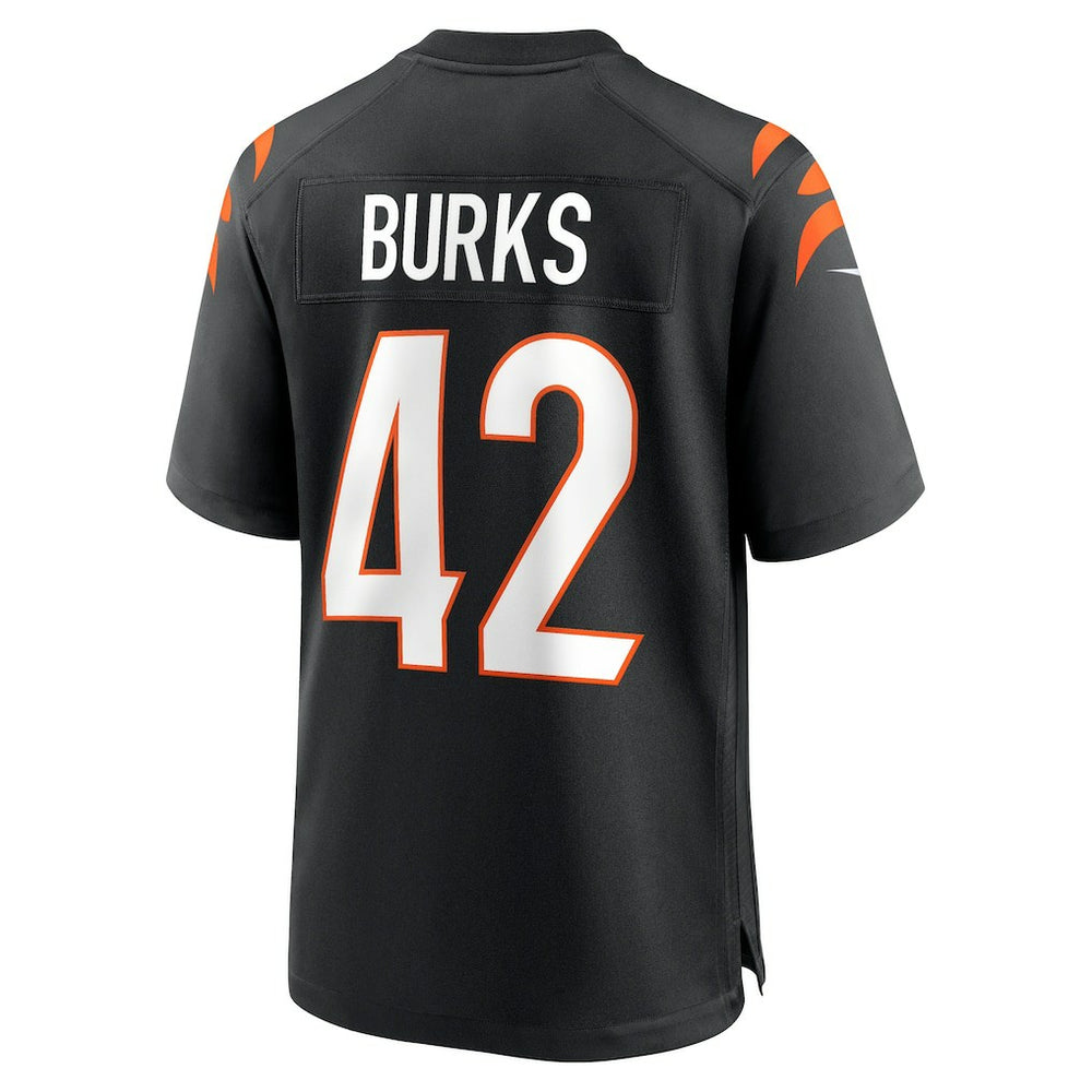 Oren Burks Cincinnati Bengals Team Game Jersey - Black - Nike