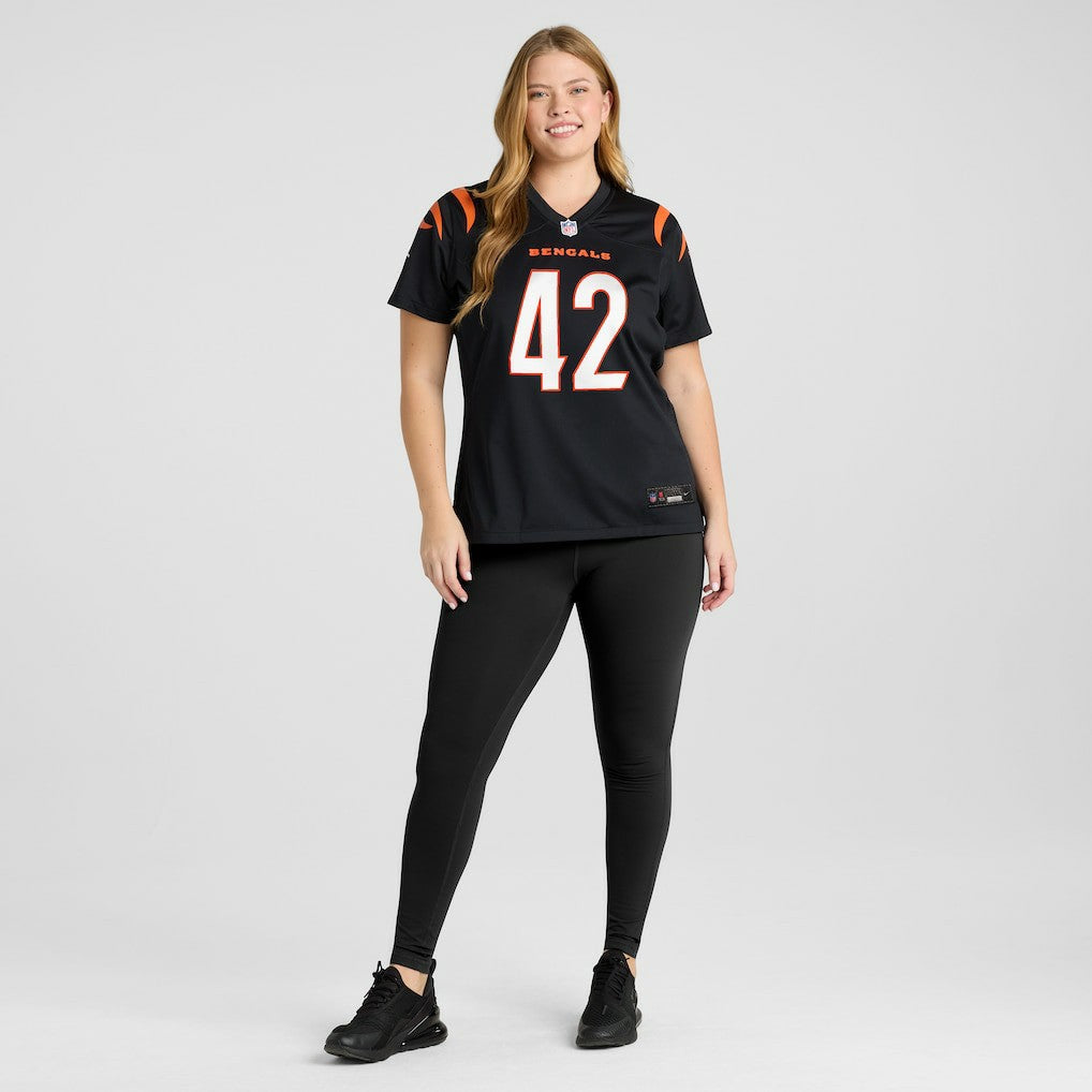 Oren Burks Cincinnati Bengals Women's Team Game Jersey - Black - Nike