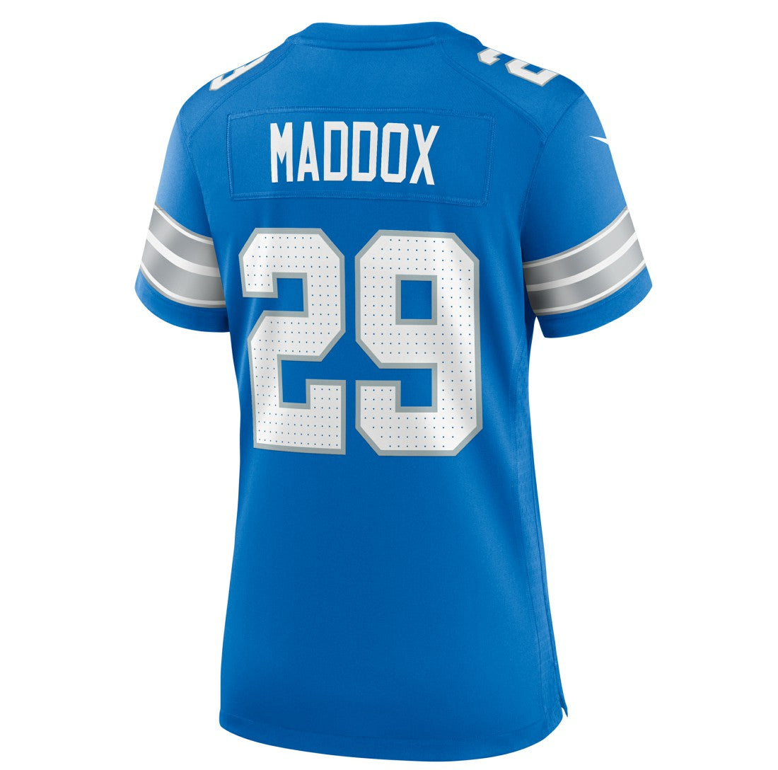 Avonte Maddox Detroit Lions Women's Team Game Jersey - Blue - Nike