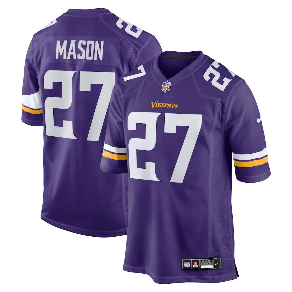 Jordan Mason Minnesota Vikings Team Game Jersey - Purple - Nike